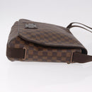 LOUIS VUITTON Damier Ebene Brooklyn MM Shoulder Bag N51211 LV Auth 184412-3