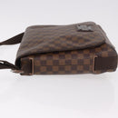LOUIS VUITTON Damier Ebene Brooklyn MM Shoulder Bag N51211 LV Auth 184412-4