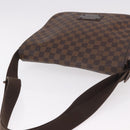 LOUIS VUITTON Damier Ebene Brooklyn MM Shoulder Bag N51211 LV Auth 184412-6