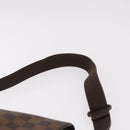 LOUIS VUITTON Damier Ebene Brooklyn MM Shoulder Bag N51211 LV Auth 184412-14