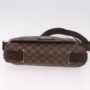 LOUIS VUITTON Damier Ebene Brooklyn MM Shoulder Bag N51211 LV Auth 184412-5