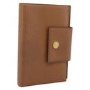 BVLGARI Day Planner Cover Leather Brown Gold Auth 184414-1