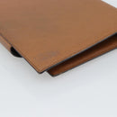 BVLGARI Day Planner Cover Leather Brown Gold Auth 184414-16