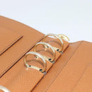 BVLGARI Day Planner Cover Leather Brown Gold Auth 184414-10