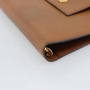 BVLGARI Agenda-omslag Leer Bruin Goud Authentiek 184414-14