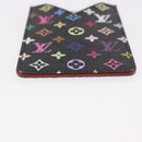 LOUIS VUITTON Monogram Multicolor Etui Spiegel Zwart M92651 LV Auth 184415V-6