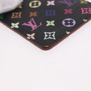 LOUIS VUITTON Monogram Multicolor Etui Spiegel Zwart M92651 LV Auth 184415V-7