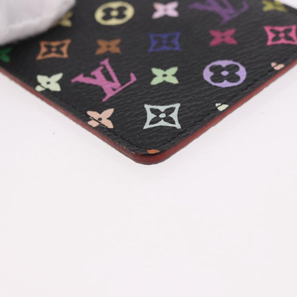 LOUIS VUITTON Monogram Multicolor Etui Spiegel Zwart M92651 LV Auth 184415V