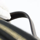 FENDI Zucca Canvas Vanity Pouch Black Brown Auth 184417-8