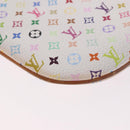 LOUIS VUITTON Monogram Multicolor Pochette GM Pouch White M60027 LV Auth 184418A-15