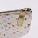 LOUIS VUITTON Monogram Multicolor Pochette GM Pouch White M60027 LV Auth 184418A-8