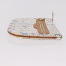 LOUIS VUITTON Monogram Multicolor Pochette GM Pouch White M60027 LV Auth 184418A-3