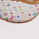 LOUIS VUITTON Monogram Multicolor Pochette GM Pouch White M60027 LV Auth 184418A-14