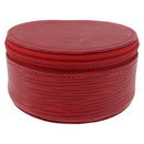 LOUIS VUITTON Epi Ecrin bijou 8 Jewelry Box Red M48227 LV Auth 184419V-13