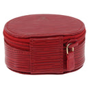 LOUIS VUITTON Epi Ecrin bijou 8 Jewelry Box Red M48227 LV Auth 184419V-2
