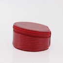 LOUIS VUITTON Epi Ecrin bijou 8 Jewelry Box Red M48227 LV Auth 184419V-3