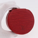 LOUIS VUITTON Epi Ecrin bijou 8 Jewelry Box Red M48227 LV Auth 184419V-5