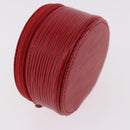 LOUIS VUITTON Epi Ecrin bijou 8 Jewelry Box Red M48227 LV Auth 184419V-7