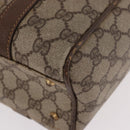 GUCCI GG Supreme Hand Bag PVC Beige Gold 000 58 0093 Auth 184431-16