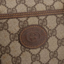 GUCCI GG Supreme Hand Bag PVC Beige Gold 000 58 0093 Auth 184431-18