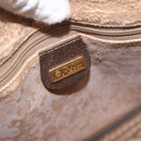 GUCCI GG Supreme Hand Bag PVC Beige Gold 000 58 0093 Auth 184431-19