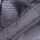 GUCCI Hand Bag Canvas Black Gold Auth 184433-17