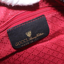 GUCCI GG Canvas Web Sherry Line Hand Bag Black Red Green 010 378 Auth 184441-18