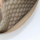 GUCCI GG Supreme Web Sherry Line Tote Bag PVC Beige Red 40 02 003 Auth 184449-11