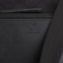 GUCCI GG Canvas Hand Bag Black Silver 28893 Auth 184450-15