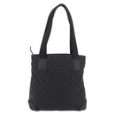 GUCCI GG Canvas Hand Bag Black Silver 28893 Auth 184450-3