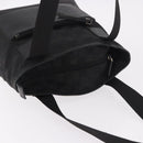 GUCCI GG Canvas Hand Bag Black Silver 28893 Auth 184450-6