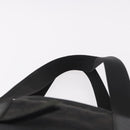 GUCCI GG Canvas Hand Bag Black Silver 28893 Auth 184450-8