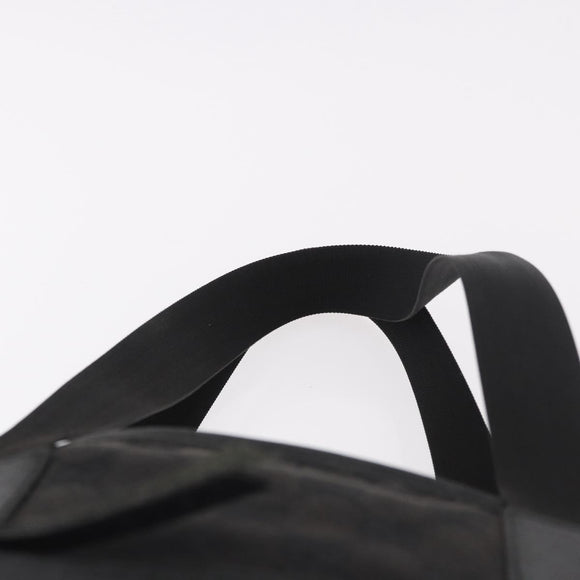 GUCCI GG Canvas Hand Bag Black Silver 28893 Auth 184450