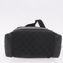 GUCCI GG Canvas Hand Bag Black Silver 28893 Auth 184450-9