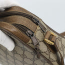 GUCCI GG Supreme Web Sherry Line Bag PVC Beige Gold 904 02 049 Auth 184454-14