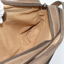 GUCCI GG Supreme Web Sherry Line Bag PVC Beige Gold 904 02 049 Auth 184454-17