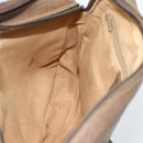 GUCCI GG Supreme Web Sherry Line Bag PVC Beige Gold 904 02 049 Auth 184454-18