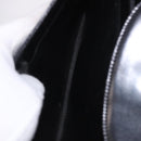 GUCCI Hand Bag Leather Black Gold Auth 184460-20