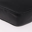 CELINE Shoulder Bag Leather Black Gold Auth 184462A-15