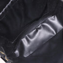 CELINE Shoulder Bag Leather Black Gold Auth 184462A-11