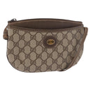 GUCCI GG Supreme Shoulder Bag PVC Beige Gold 904 02 020 Auth 184463-1