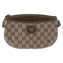 GUCCI GG Supreme Shoulder Bag PVC Beige Gold 904 02 020 Auth 184463-13