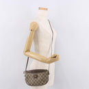 GUCCI GG Supreme Shoulder Bag PVC Beige Gold 904 02 020 Auth 184463-22