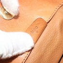 CELINE Macadam Canvas Clutch Bag PVC Beige Gold Auth 184467-20