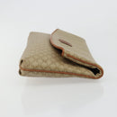CELINE Macadam Canvas Clutch Bag PVC Beige Gold Auth 184467-4