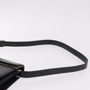 Burberrys Shoulder Bag Leather Black Silver Auth 184472A-8