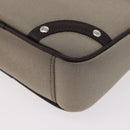BURBERRY Nova Check Shoulder Bag Canvas Beige Silver Auth 184474A-15