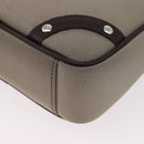 BURBERRY Nova Check Shoulder Bag Canvas Beige Silver Auth 184474A-17