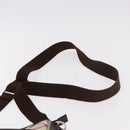 BURBERRY Nova Check Shoulder Bag Canvas Beige Silver Auth 184474A-8