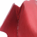 CARTIER Must Line Clutch Bag Leather Bordeaux Gold Auth 184475-16